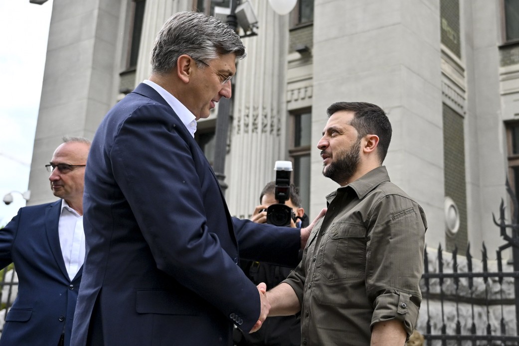 President of Ukraine discussed with the Prime Minister of Croatia the strengthening of sanctions, cooperation in the security, energy and European integration spheres